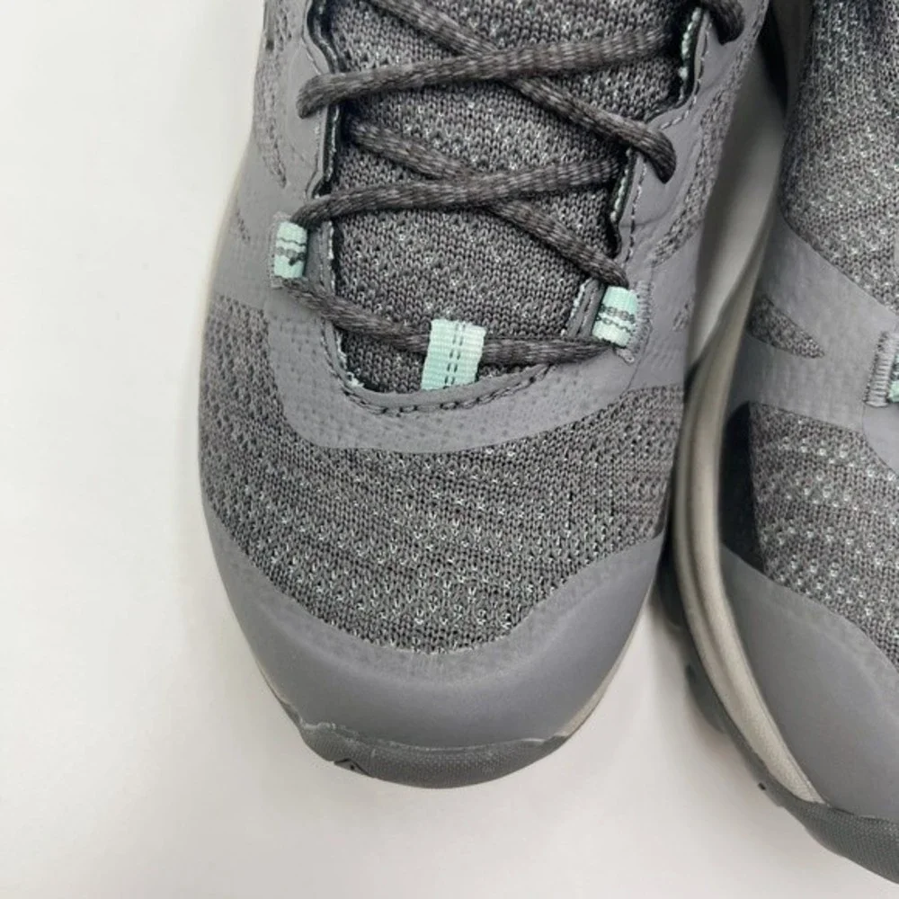 Keen Womens Size 6 Terradora II Gray Mint Aqua Low Height Hiking‎ Sneaker Shoes